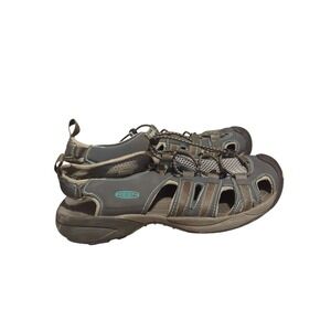 Keen Turia Waterproof Hybrid Hiking Sandals Womens Size 9.5 EUR 40 Dark Shadow